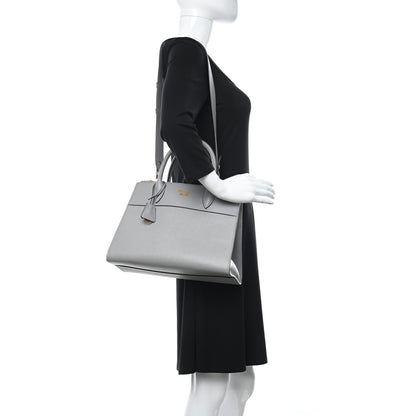 Prada Saffiano City Calfskin Paradigme Bag Nube 2 of 12