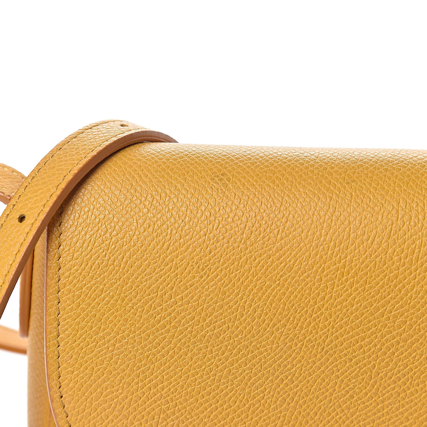 Celine Baby Grained Calfskin Small Trotteur Saffron 8 of 12