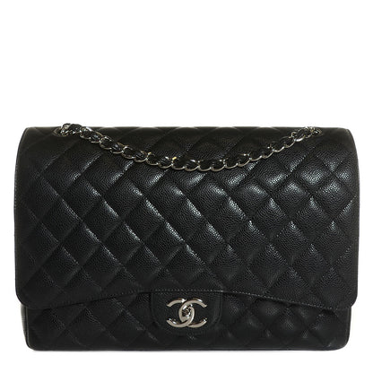 Chanel Caviar Quilted Maxi Double Flap Black 1 of 9