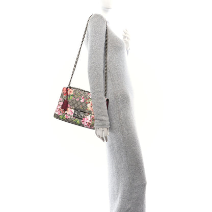 Gucci GG Supreme Monogram Blooms Medium Padlock Shoulder Bag Beige Multicolor Dry Rose 2 of 10
