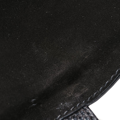 Chloe Snakeskin Mini Marcie Round Crossbody Bag Black 9 of 10