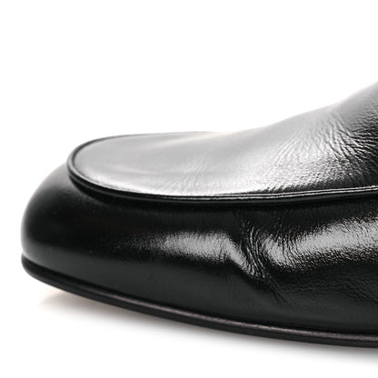 Chanel Shiny Calfskin Crystal CC Mules 41 Black 11 of 12