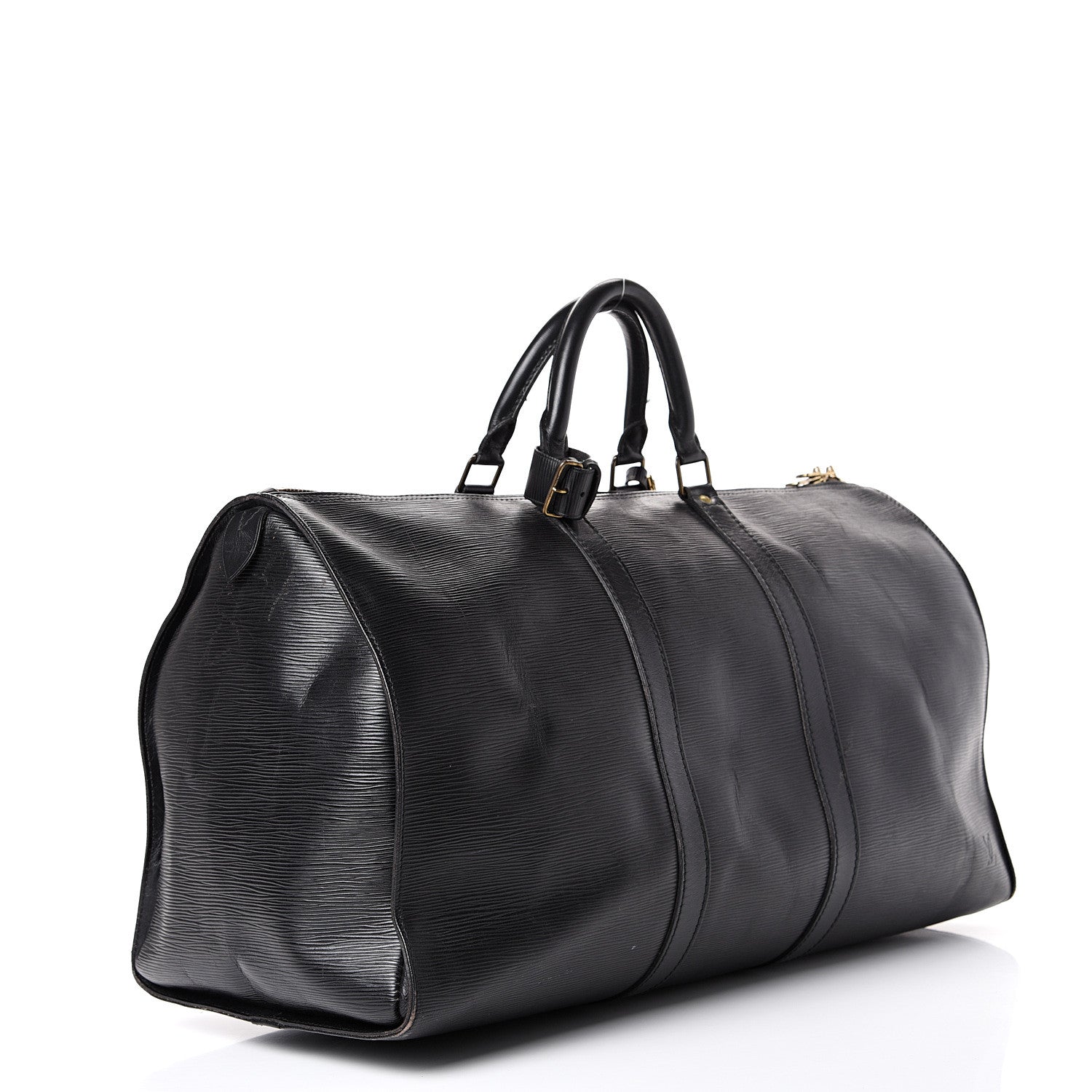 Louis Vuitton Epi Keepall 50 Black 2 of 21