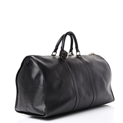 Louis Vuitton Epi Keepall 50 Black 2 of 21