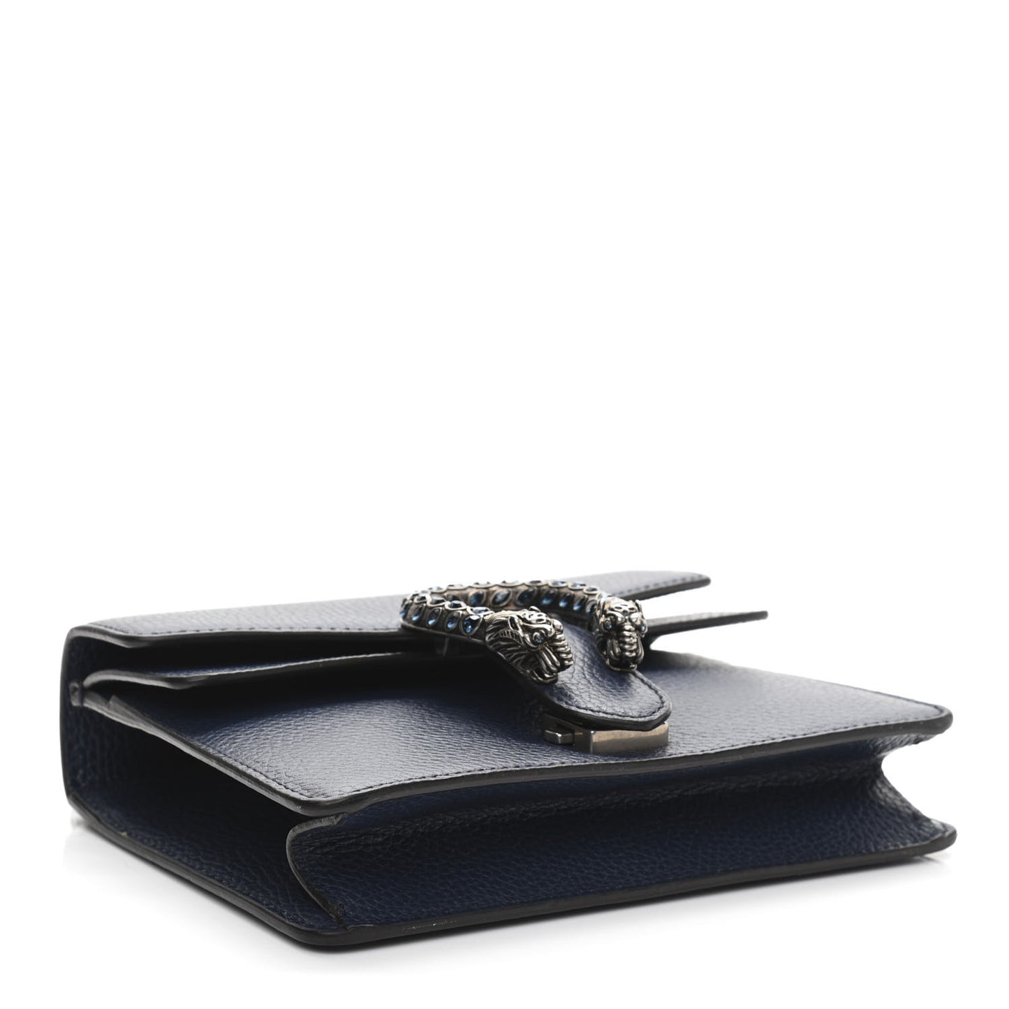 Dollar Calfskin Crystal Mini Dionysus Shoulder Bag Blue Agata Montana Sapphire