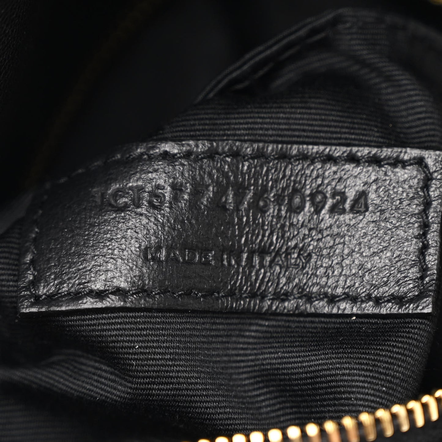 Lambskin Quilted Small Loulou Puffer Monogram Chain Satchel Black