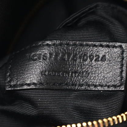 Saint Laurent Lambskin Quilted Small Loulou Puffer Monogram Chain Satchel Black 7 of 12