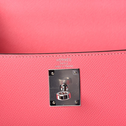 Hermes Epsom Kelly Sellier 28 Rose Azalee 5 of 7