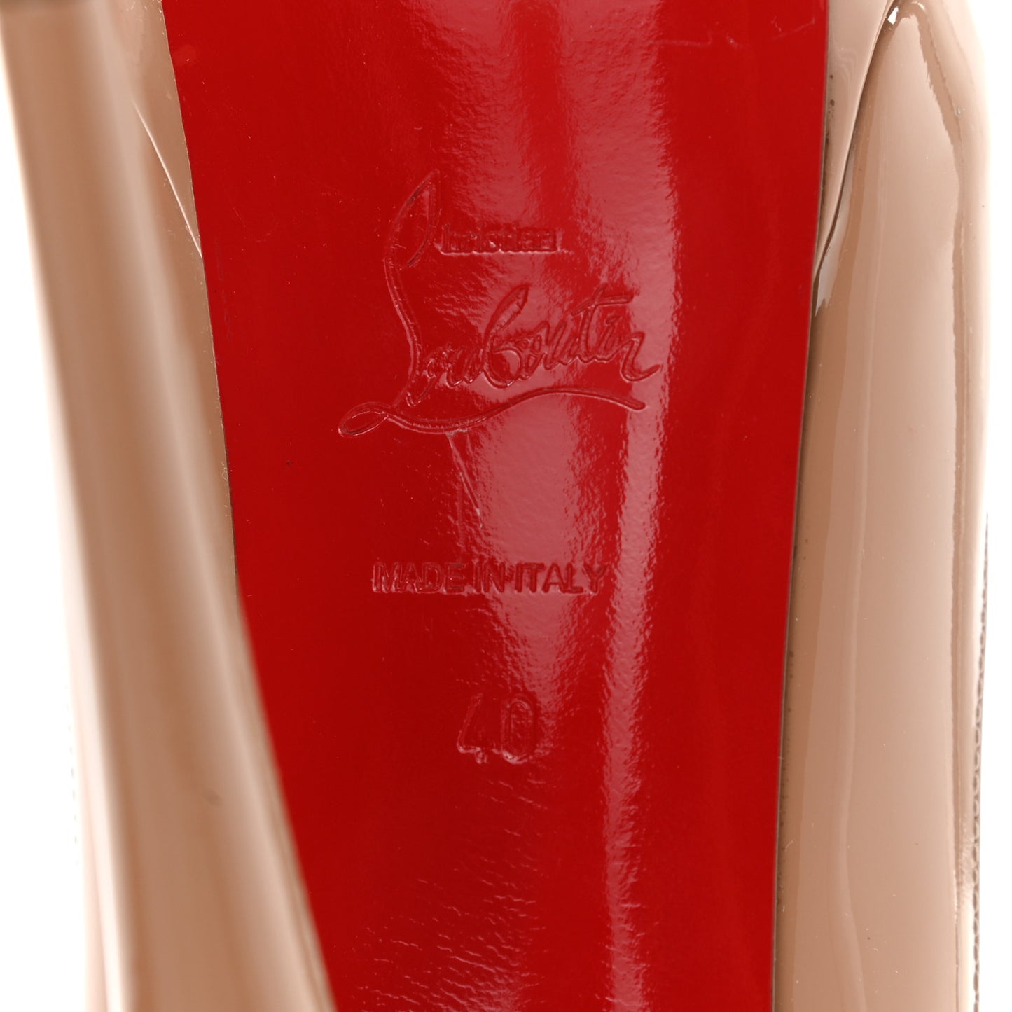 Patent Lady Peep 150 Pumps 40 Nude