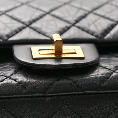 Chanel Aged Calfskin Quilted 2.55 Reissue 225 Flap Black 10 of 15