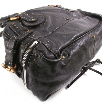 Chloe Leather Paddington Double Zipped Bowler Black 5 of 19