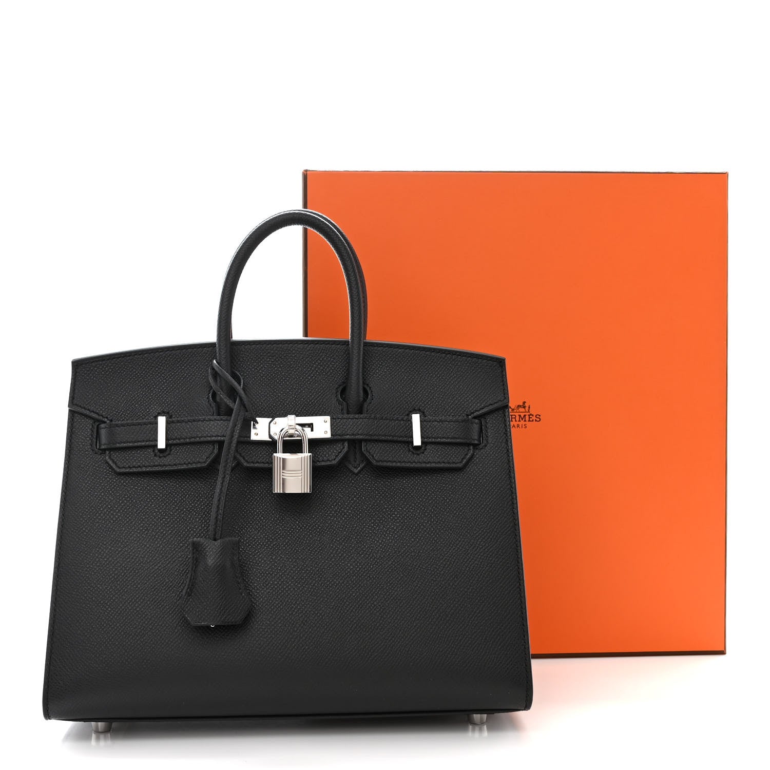 Hermes Epsom Birkin Sellier 25 Black 11 of 11