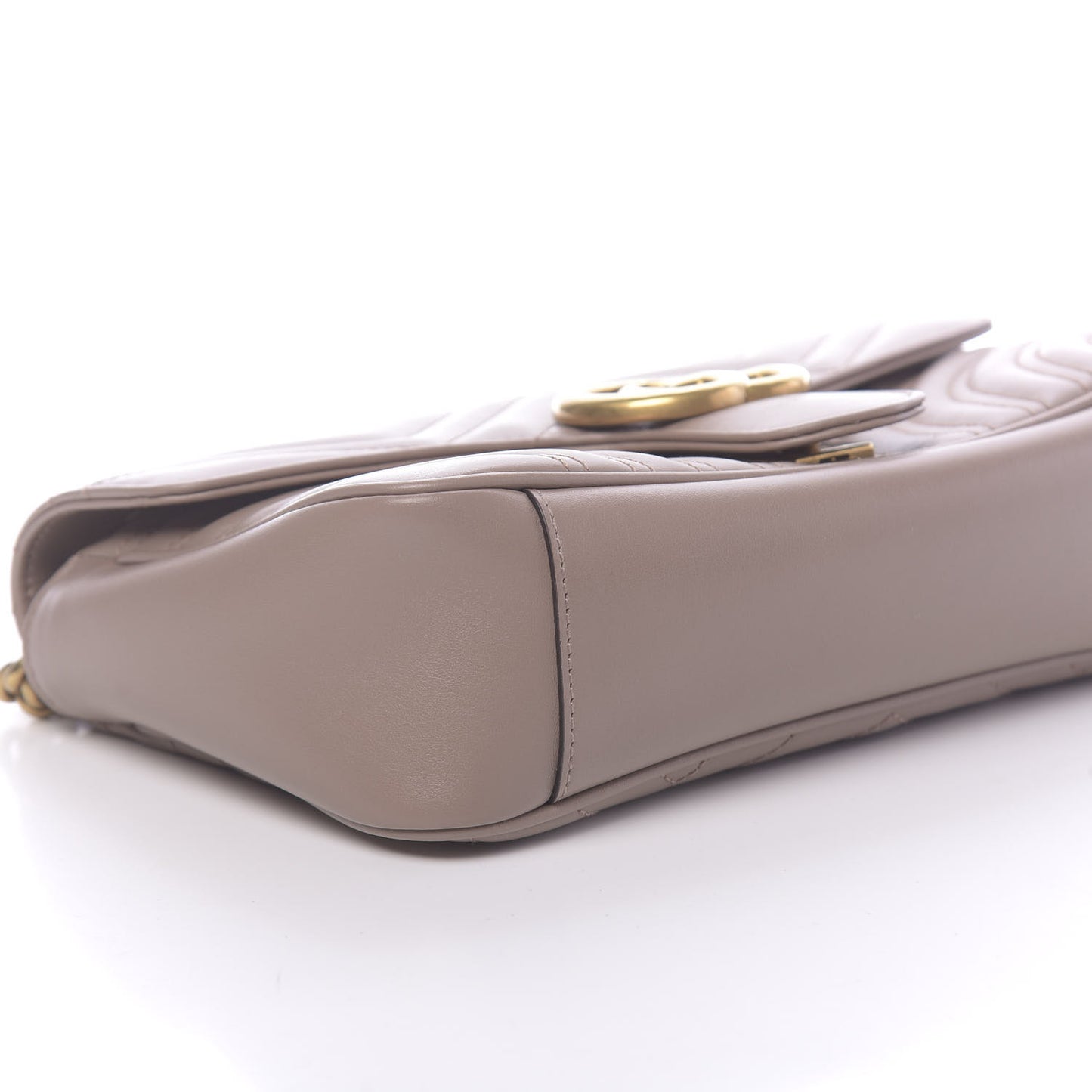 Calfskin Matelasse Small GG Marmont Shoulder Bag Porcelain Rose