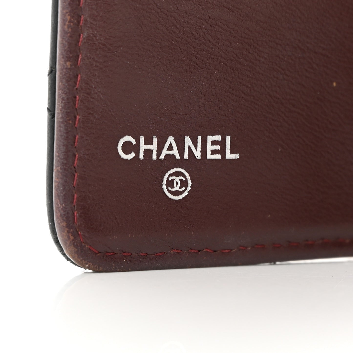 Lambskin Quilted Yen Wallet Black