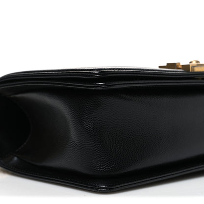Chanel Caviar Quilted Medium Boy Flap Black 9 of 10