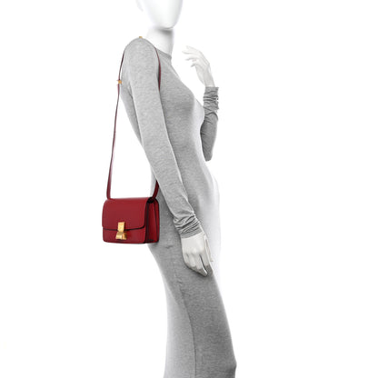 Celine Box Calfskin Small Classic Box Flap Bag Red 2 of 11