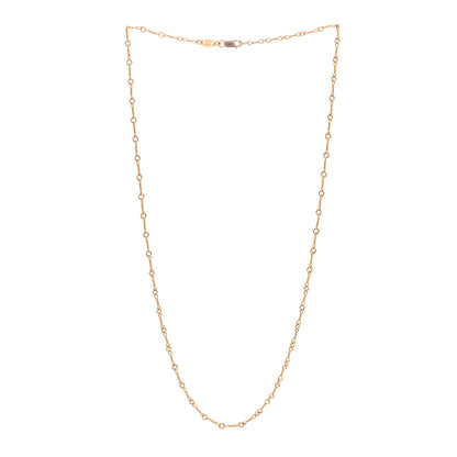 Chrome Hearts 22K Yellow Gold Twist Chain Necklace 3 of 4