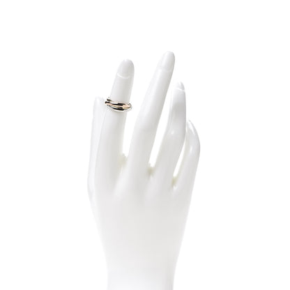 Cartier 18K Pink Yellow White Gold Small Trinity Ring 46 3.75 2 of 5