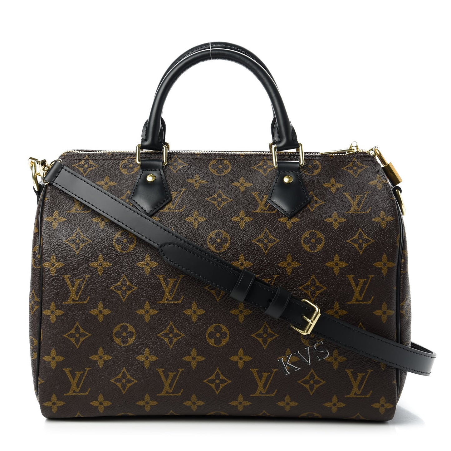Monogram My World Tour Speedy Bandouliere 30 Black