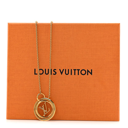Louis Vuitton Metal Collier LV Stellar Necklace Gold 7 of 7