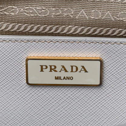 Prada Saffiano Lux Tote Bowler Talco 6 of 19