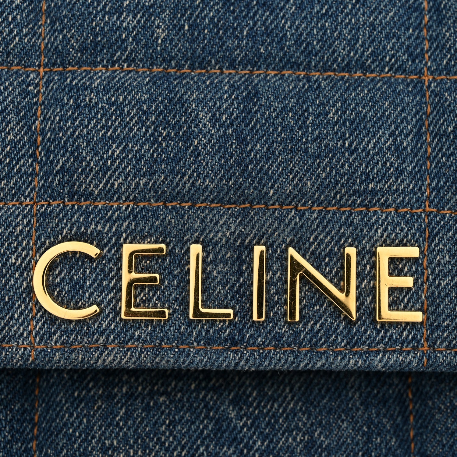 Celine Denim Matelasse Chain Shoulder Bag Blue 1841668 – FASHIONPHILE