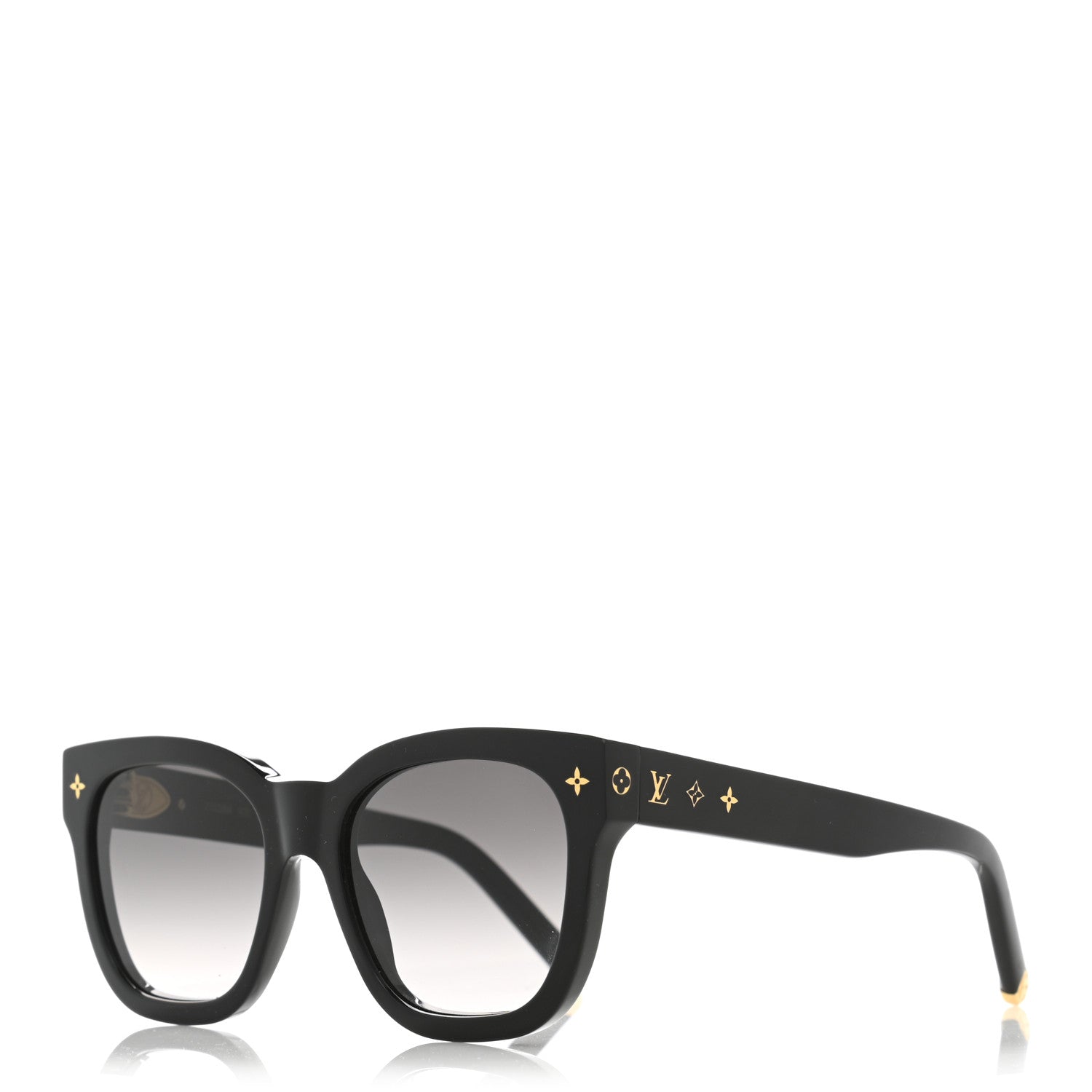 Louis Vuitton Acetate My Monogram Square Sunglasses Z1523W Black 1 of 7