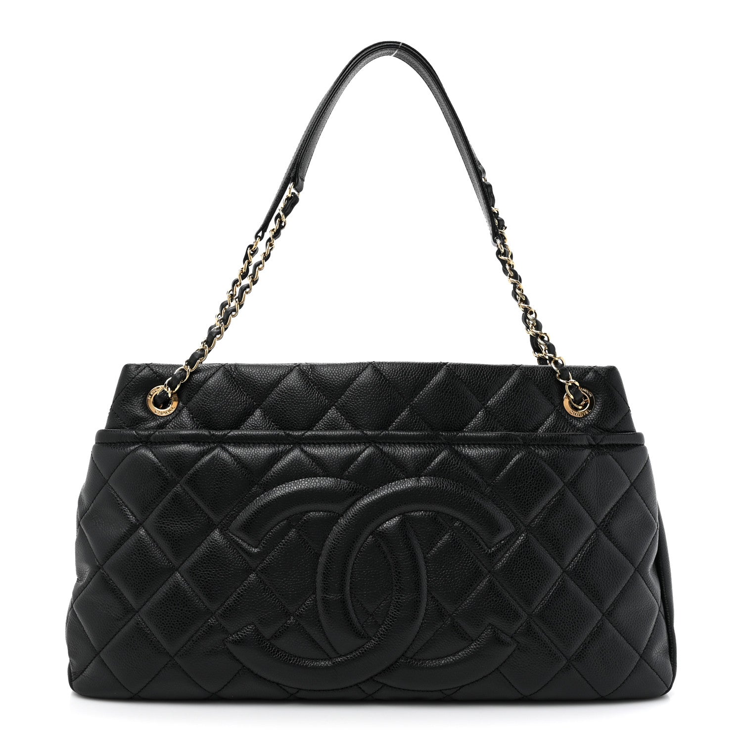 Chanel Caviar Quilted Timeless CC Soft Tote Black 1 of 13