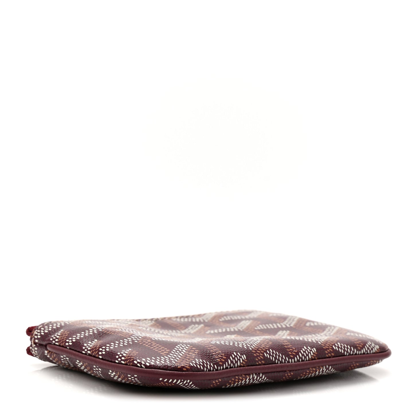 Goyardine Nano Senat Key Pouch Burgundy