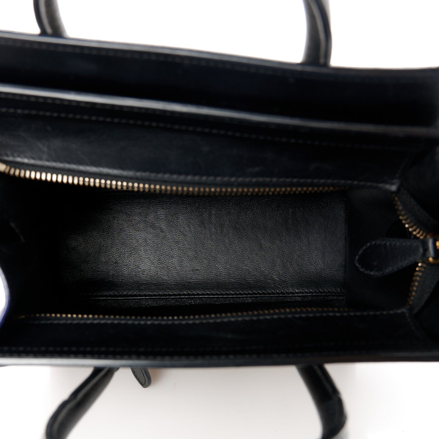 Elephant Calfskin Nano Tri-Color Luggage Sand