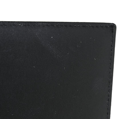 Saint Laurent Calfskin Crocodile Embossed Monogram Chain Wallet Black 13 of 16
