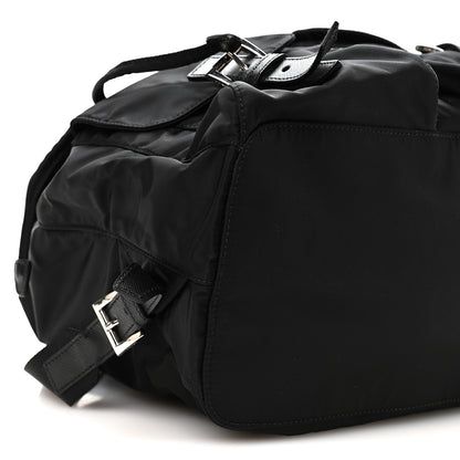 Prada Tessuto Nylon Saffiano Medium Backpack Black 9 of 10