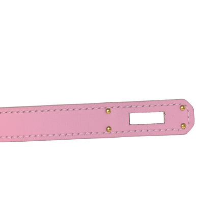 Hermes Swift Kelly Cut Clutch Pochette Mauve Sylvestre 24 of 26