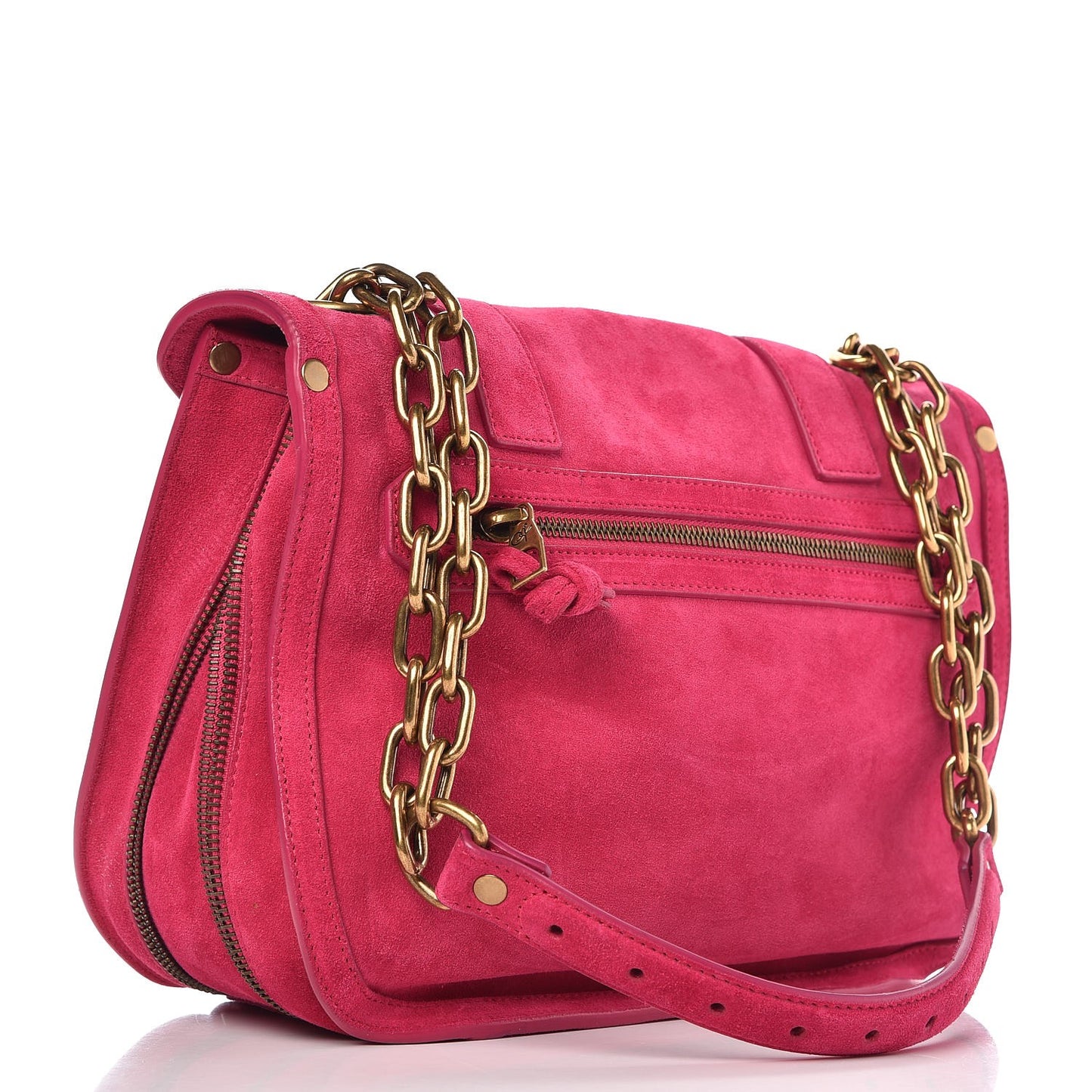 Suede PS1 Mini Pouch Messenger Bag Chianti