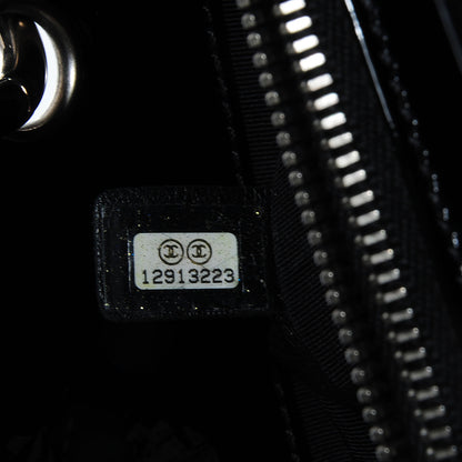 Chanel Patent Grand Shopping Tote GST Black 6 of 7