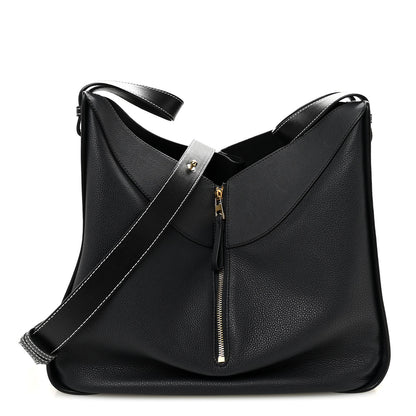 Loewe Calfskin Large Hammock Shoulder Bag Midnight Blue Black 1 of 10