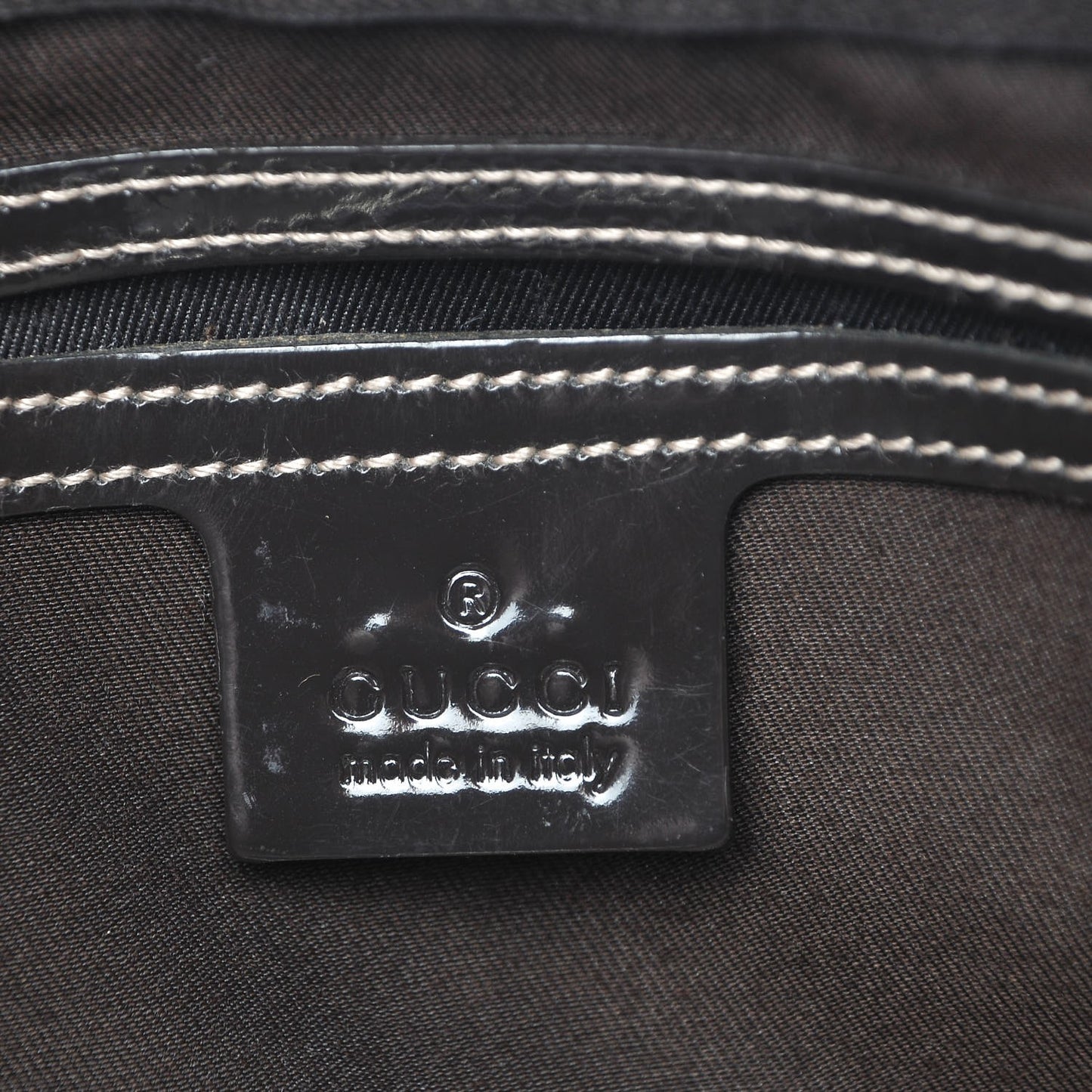 GG Plus Monogram Medium Joy Boston Dark Brown