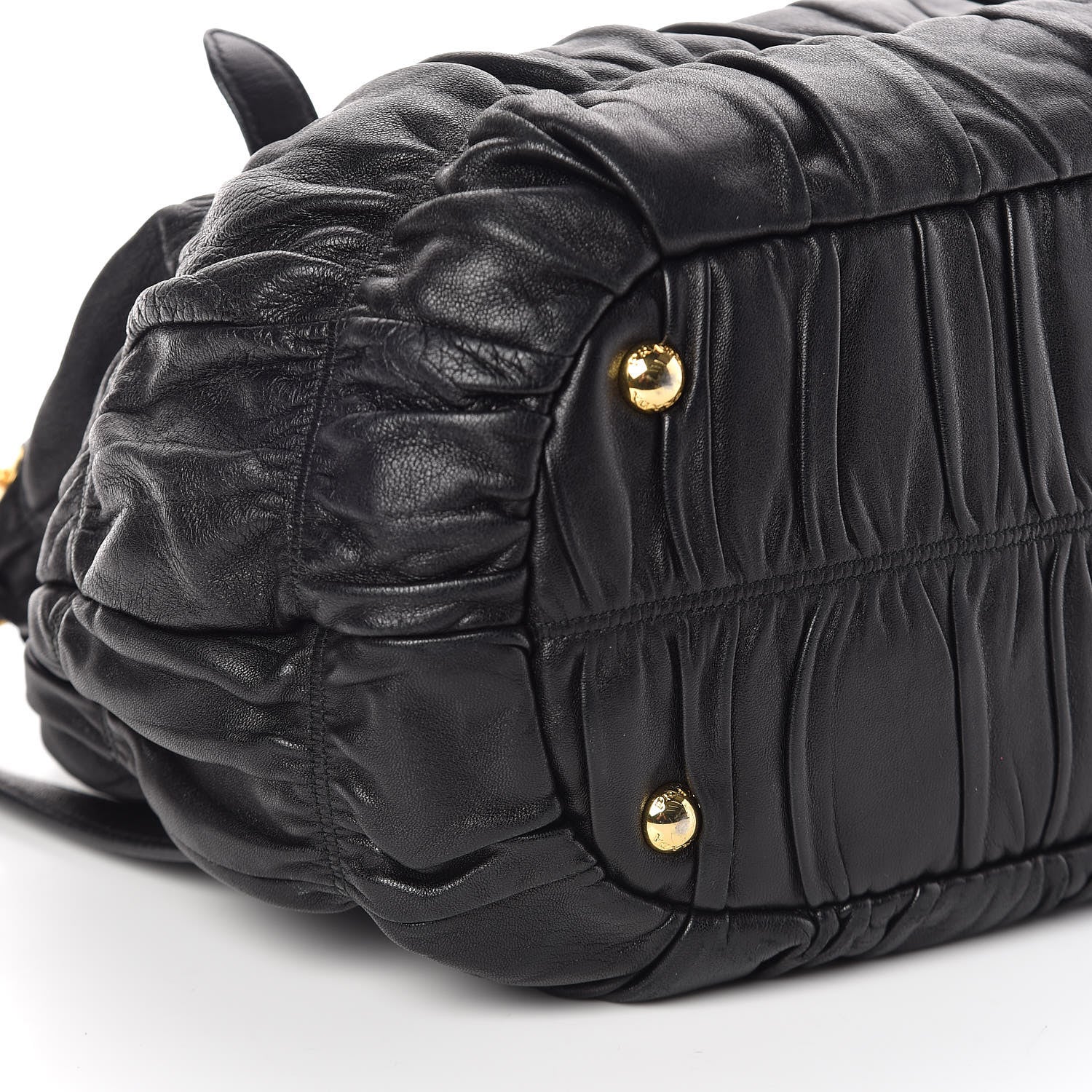 Prada Nappa Gaufre Tote Black 8 of 14