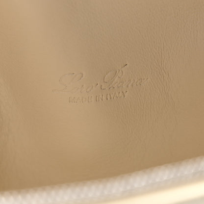 Loro Piana Grained Calfskin L19 Extra Pocket Pouch Whisper White 6 of 10