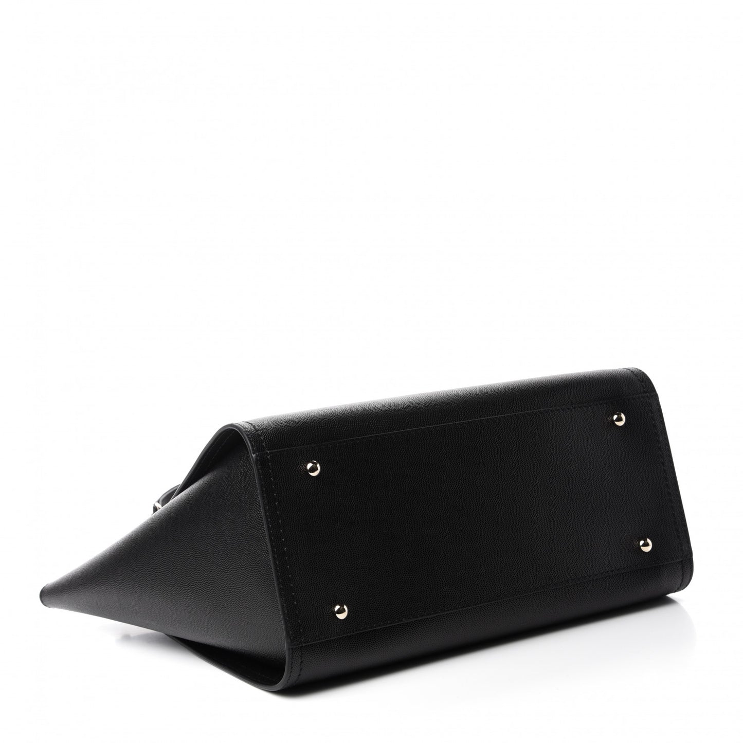 Caviar Small Studded Deauville Tote Black