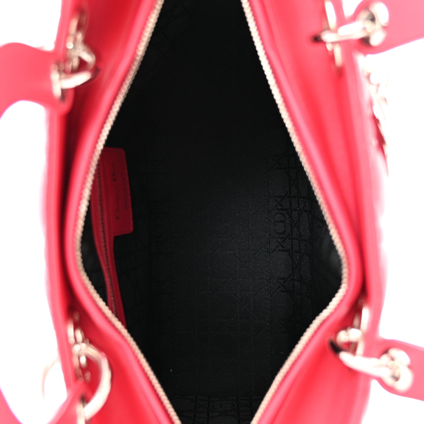 Lambskin Cannage Large Lady Dior Pink