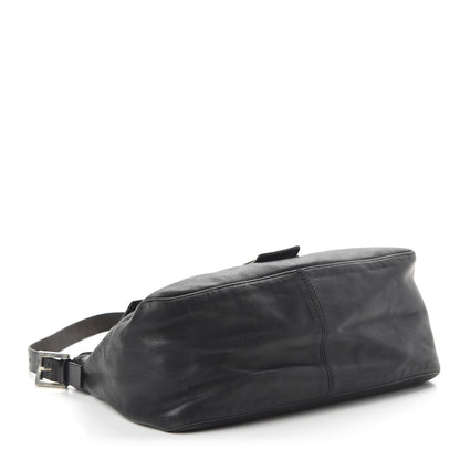 Fendi Lambskin Mama Baguette Black 3 of 8