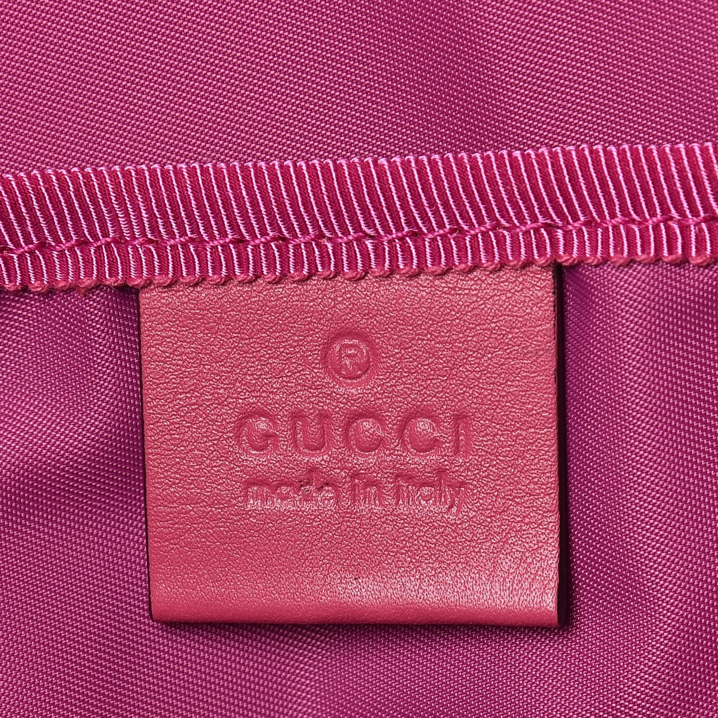 GG Supreme Monogram Rose Bud Diaper Bag Pink