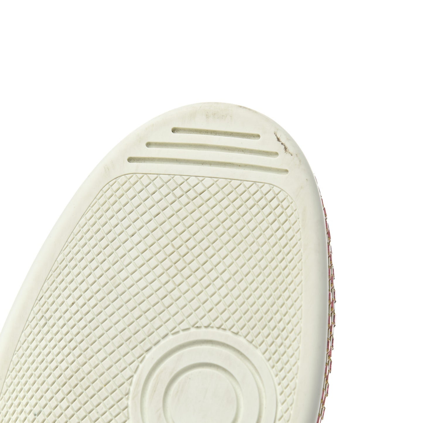 Laminated Nappa Crystal Web Bee Embroidered Trapuntata Womens Ace Platform Sneakers 36.5 Argento