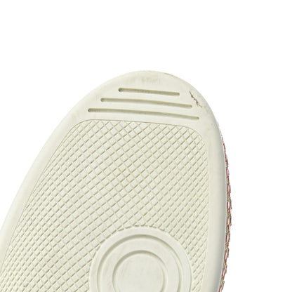 Gucci Laminated Nappa Crystal Web Bee Embroidered Trapuntata Womens Ace Platform Sneakers 36.5 Argento 12 of 21