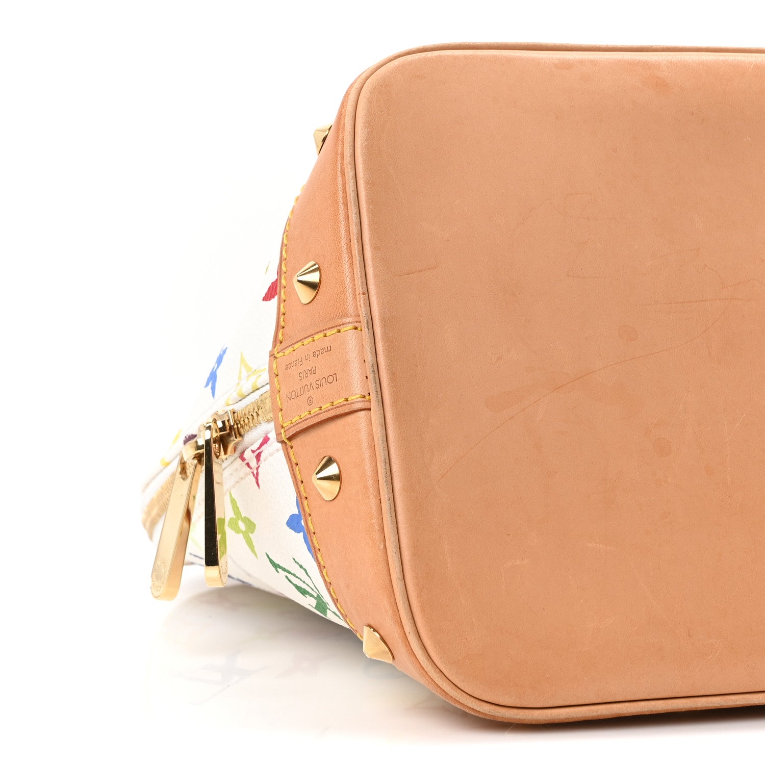 Louis Vuitton Monogram Multicolor Alma PM White 8 of 9