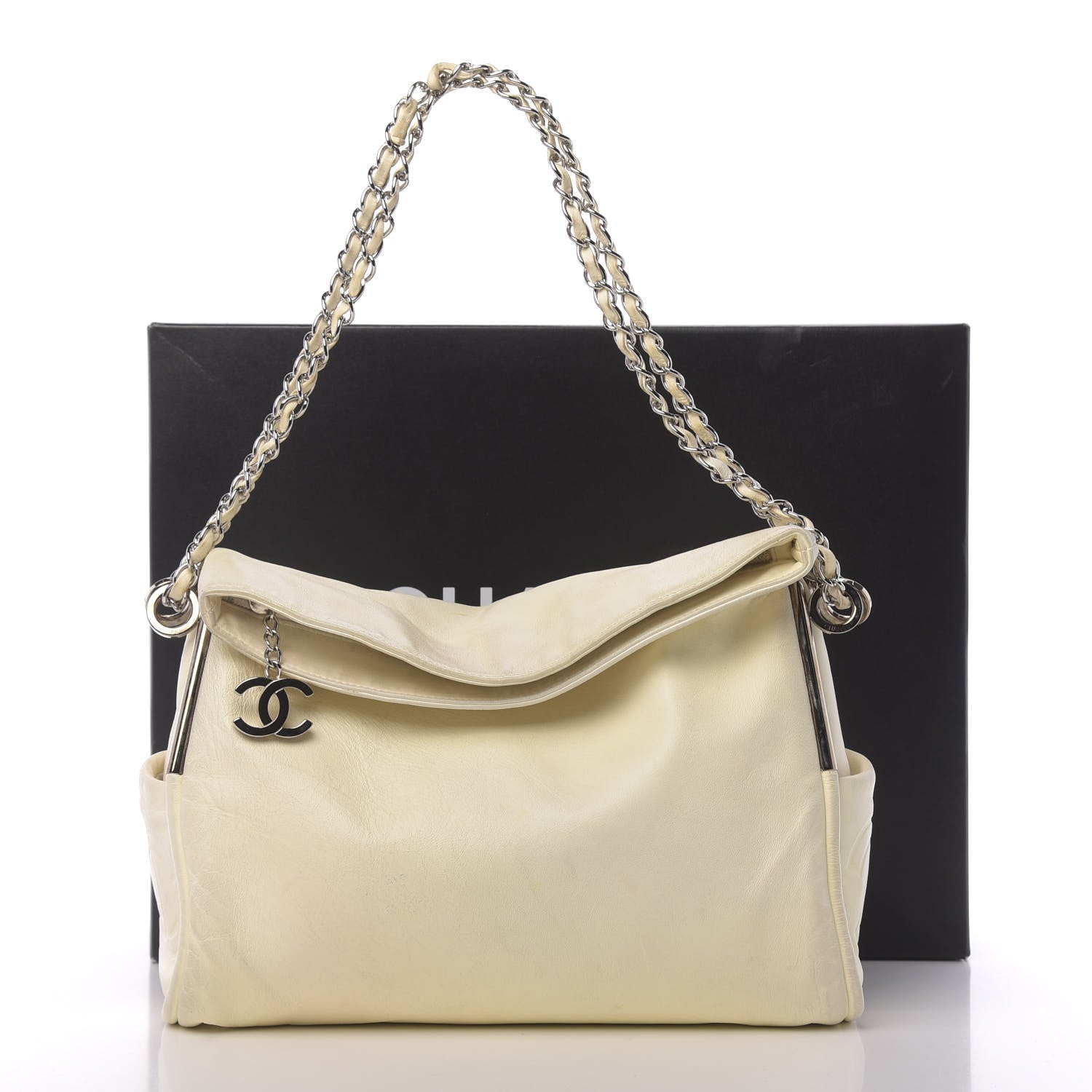 Chanel Lambskin Medium Ultimate Soft Tote Ivory 21 of 21