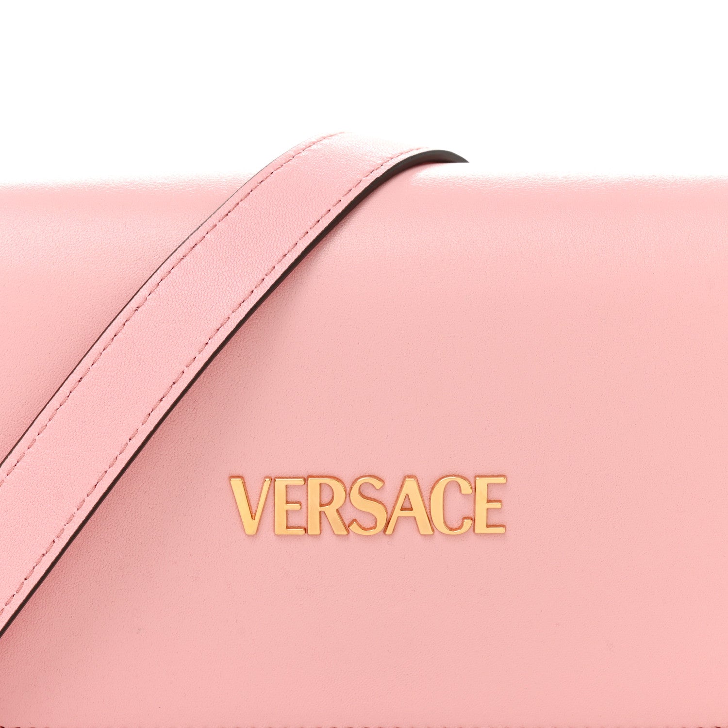 Versace Lambskin Tag Mini Bag English Rose 7 of 13