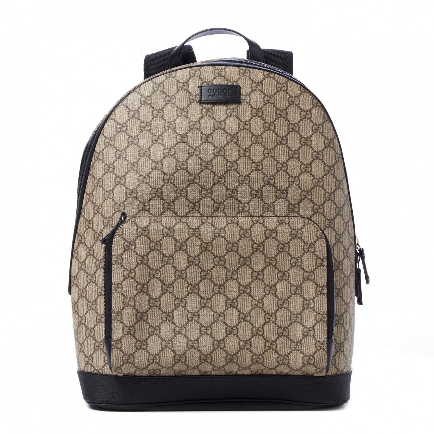 Gucci GG Supreme Monogram Medium Backpack Black 1 of 9