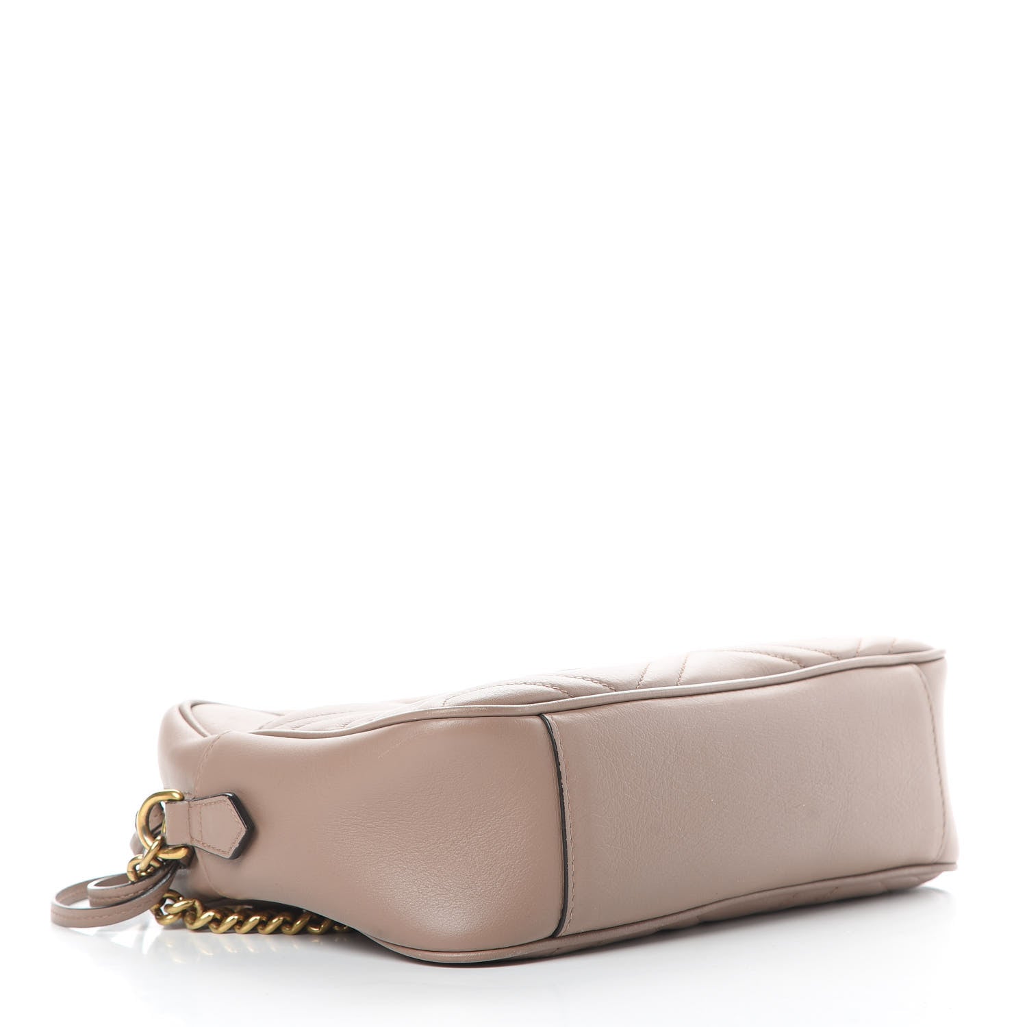 Gucci Calfskin Matelasse Medium GG Marmont Chain Shoulder Bag Porcelain Rose 4 of 14